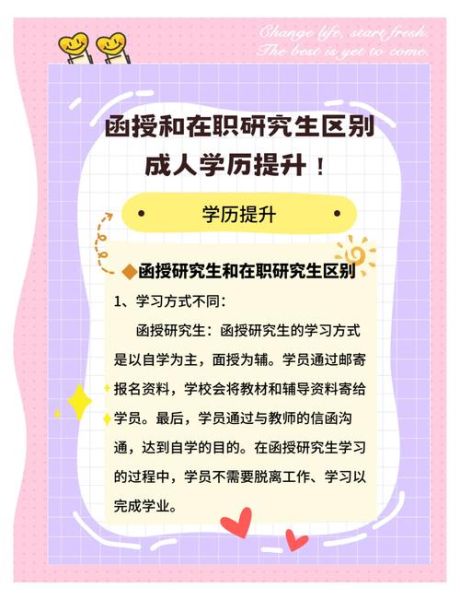 函授本科和在职本科的区别在哪:函授本科和在职研究生哪个好