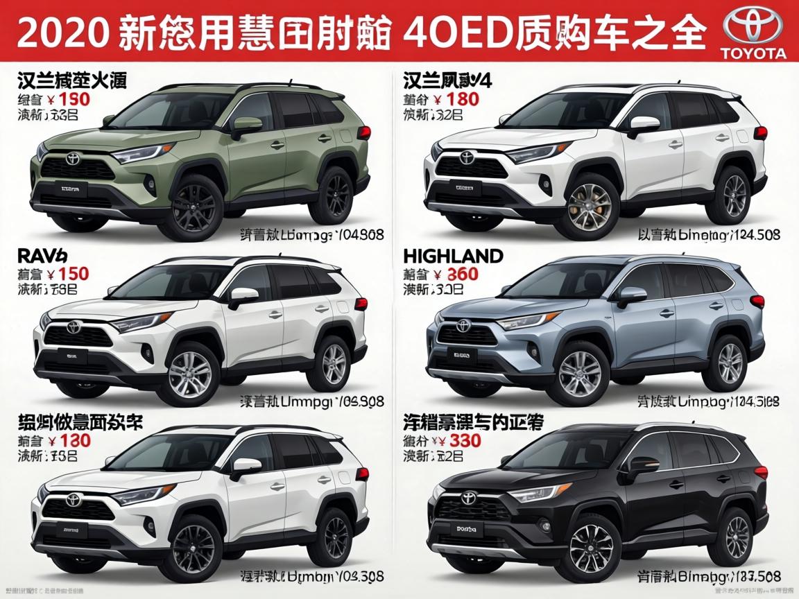 丰田suv车型大全2020，丰田suv车型大全2020新款价格