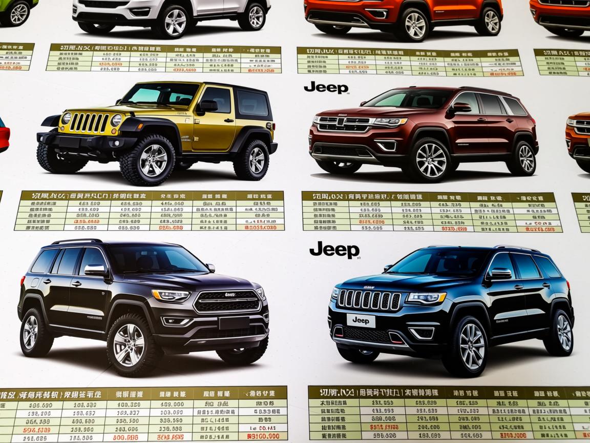 jeep越野车型有哪些，jeep越野车车型大全及价格表
