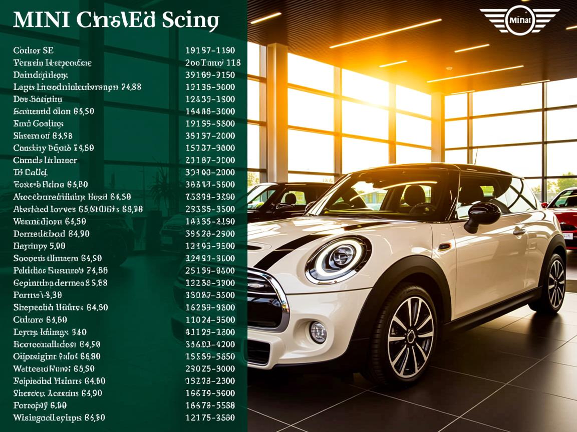 minisuv车型2016报价，mini汽车价格2019款