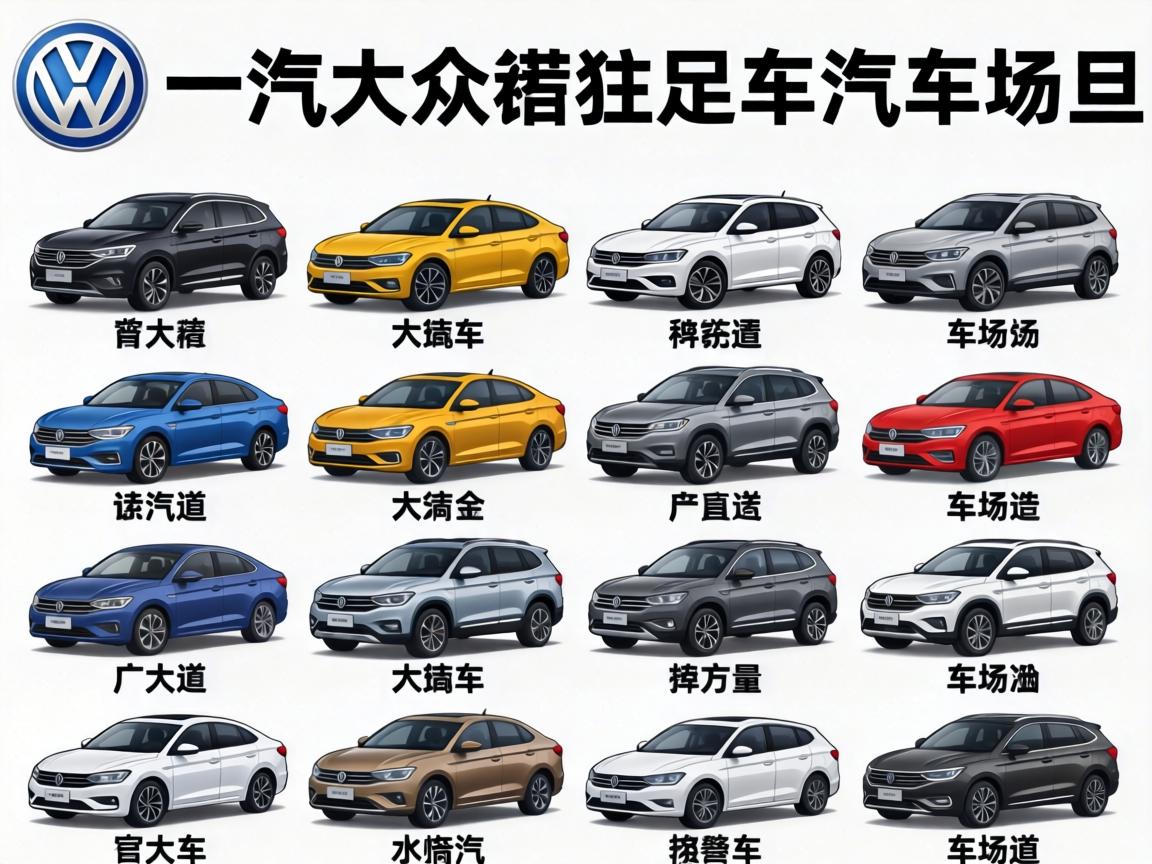 一汽大众的所有车型，一汽大众的所有车型表